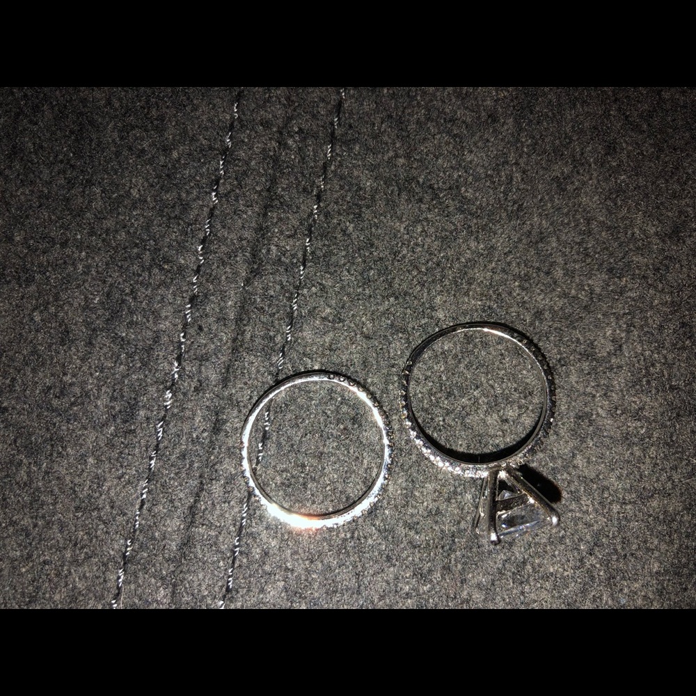 Lab Created Large Carat Wedding Set! - image 5